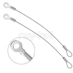 2 Tailgate Cables for Polaris Ranger 400 500 570 800 EV (2010–2022) 7081636 7082076