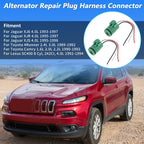 2Pcs Alternator Repair Plug Harness Connector for Toyota Honda 