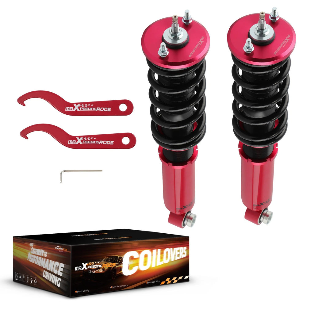 2X Rear Coilovers with 24 Level Dampers for Nissan 240SX (1989–1994)