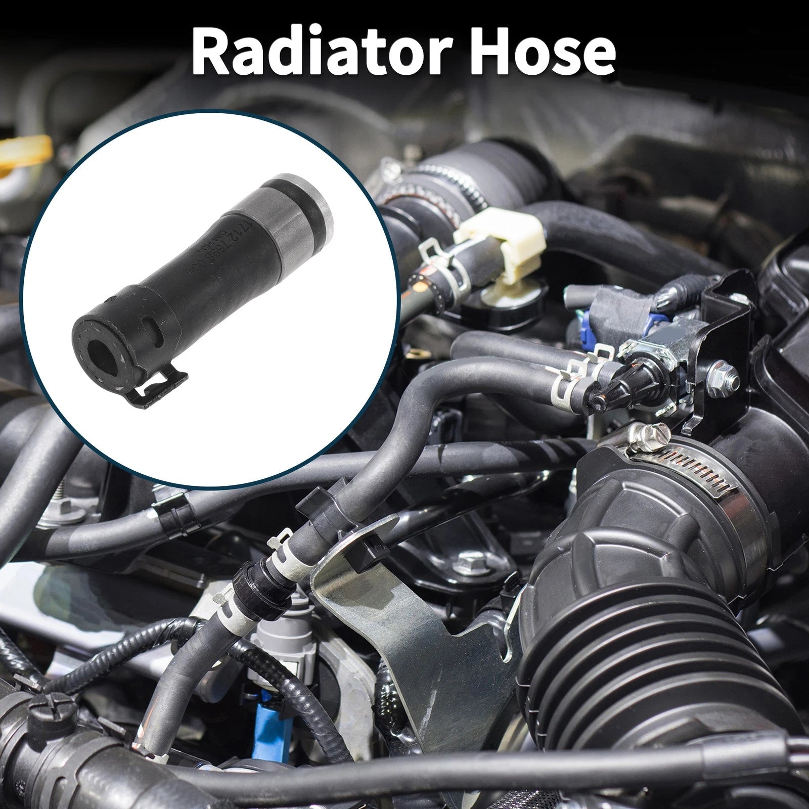 Radiator Hose No.17127598004 for BMW X6 (2010–2011) Coolant Tube