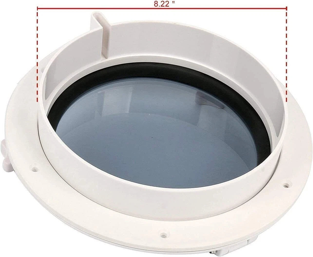 2Pcs 10" Round Portlight Porthole Replacement Window for Boat