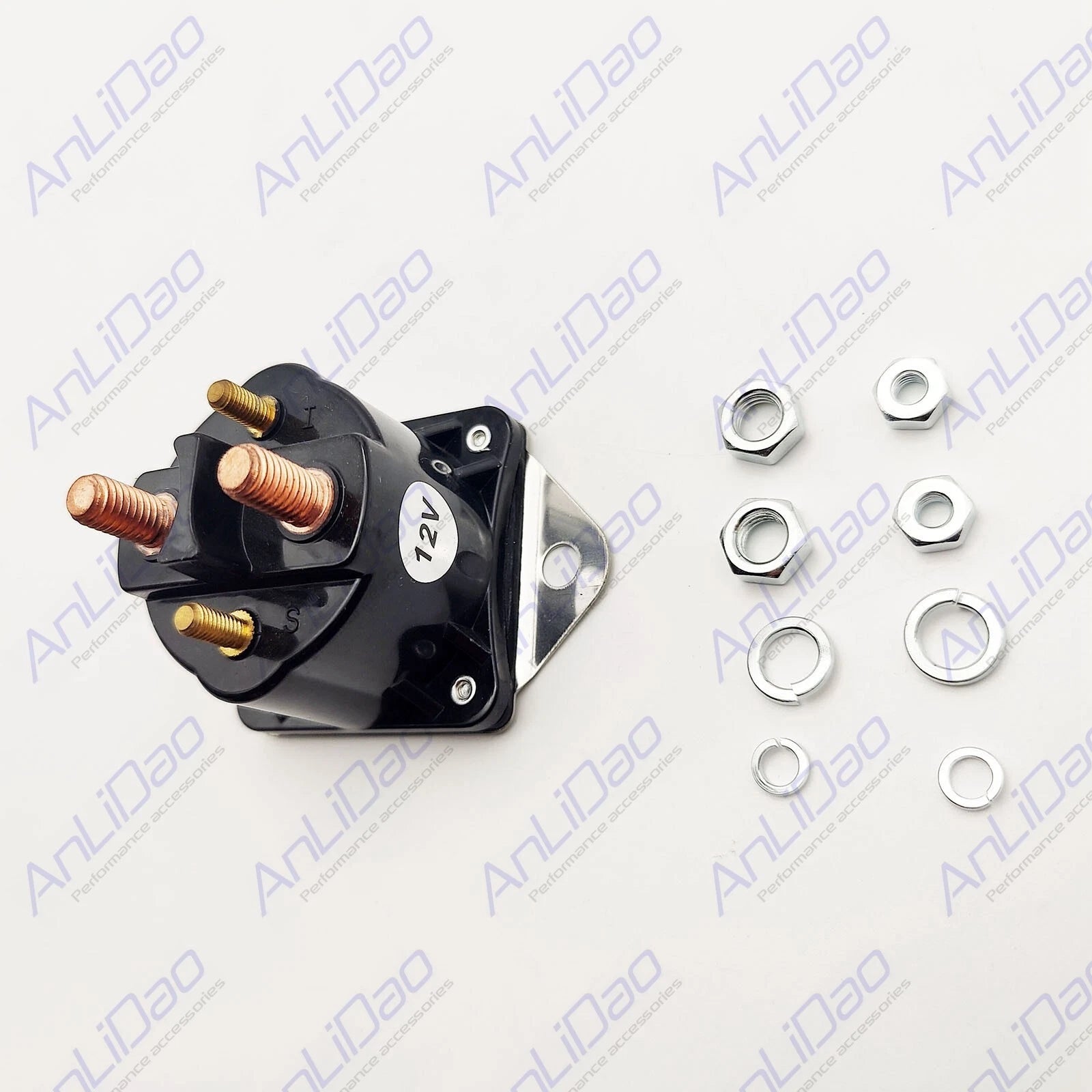 12V Starter Solenoid for Mercury Fit Fit (PH375-0028, 89-68258A4, 89-853654A1, 852565)