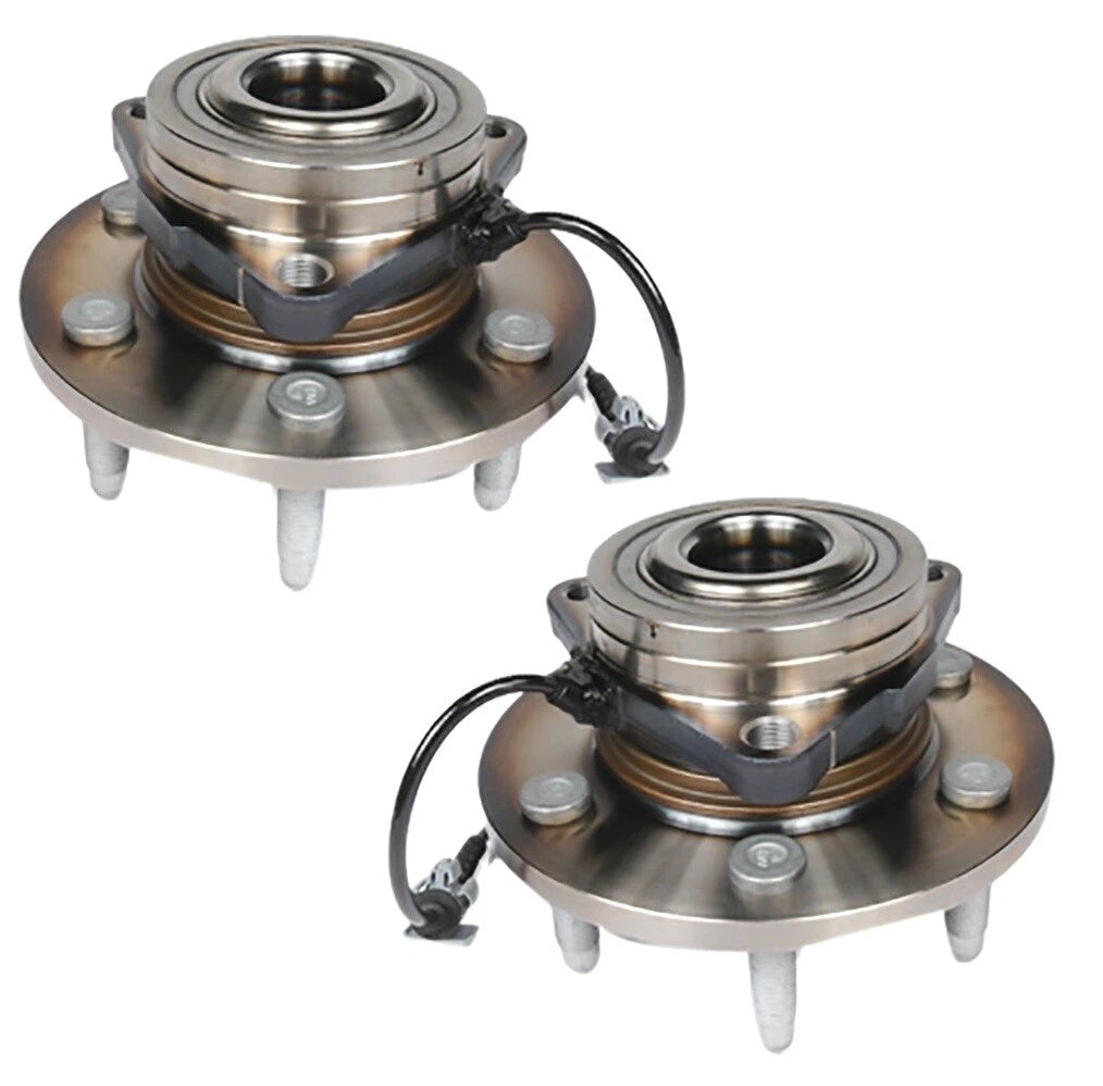 Set of 2 Front 4WD Wheel Bearings Hub Assemblies for Chevrolet GMC
