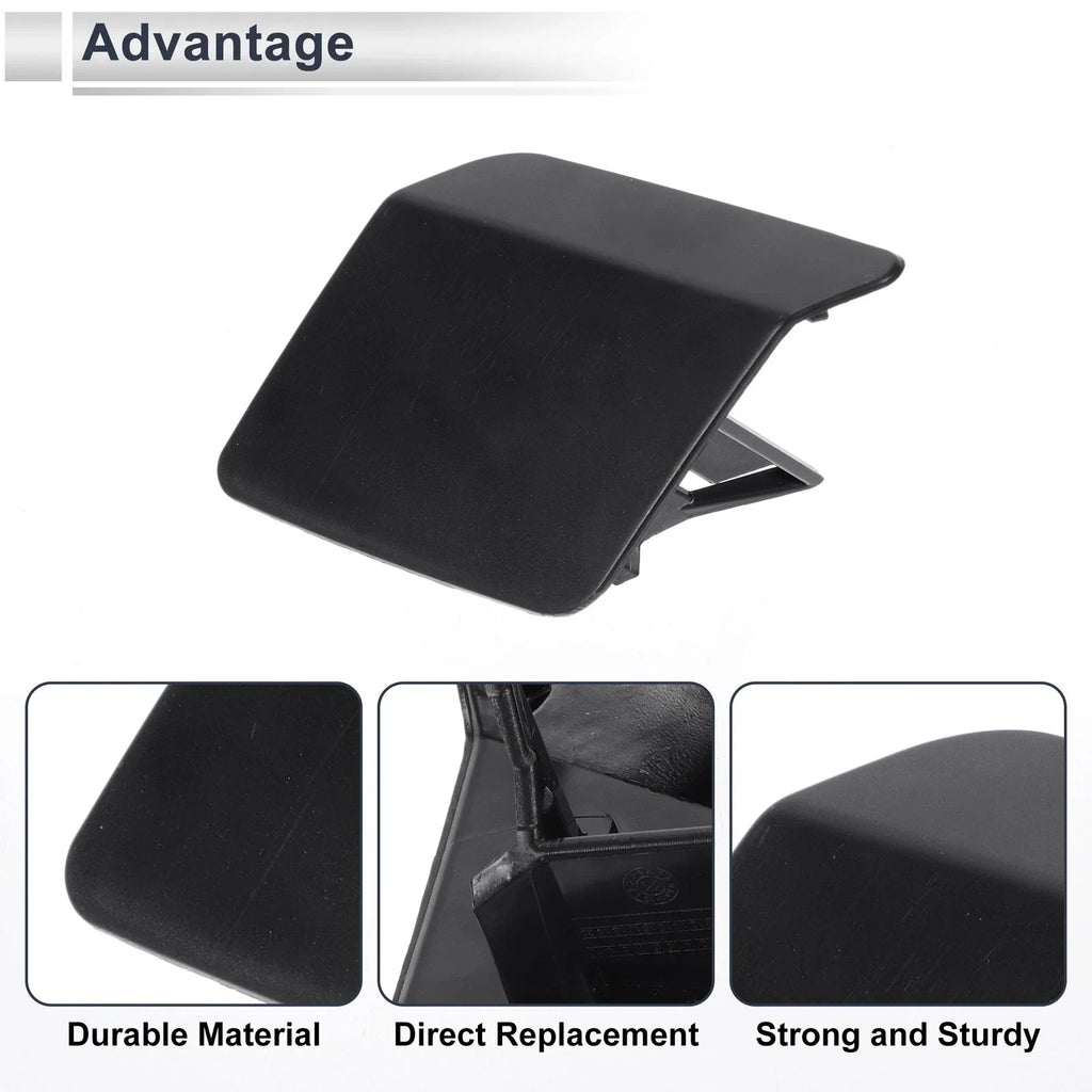 Front Left Side Bumper Headlight Washer Nozzle Cover Cap for BMW X5 Unpainted