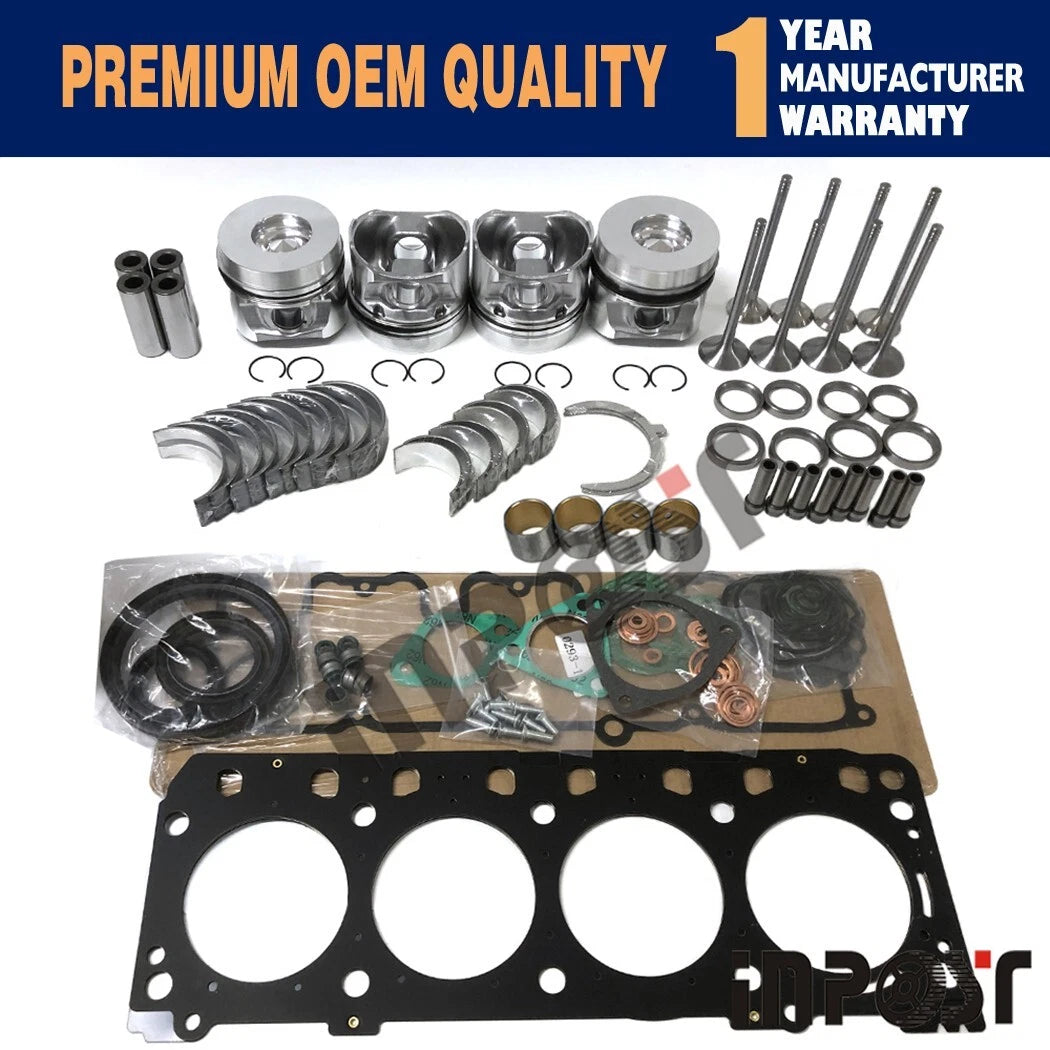Overhaul Rebuild Kit for Deutz F4L2011 Engine 4 Cylinder STD (F4L2011)