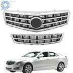 Front Bumper Grille with Trim Molding & Lower Grill for Cadillac ATS (2013–2014)