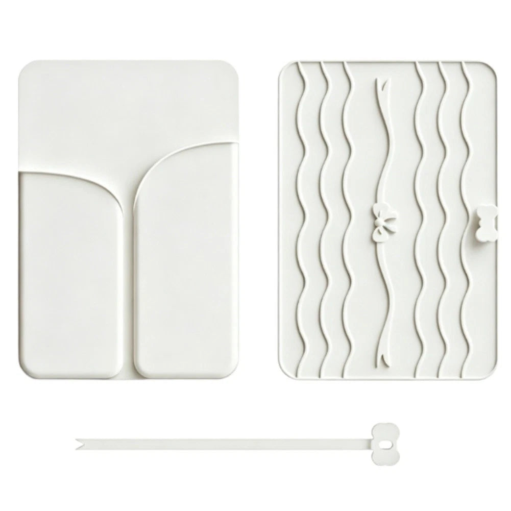 Foldable Heat Insulated Silicone Bag for Curling Iron and Hair Tools
