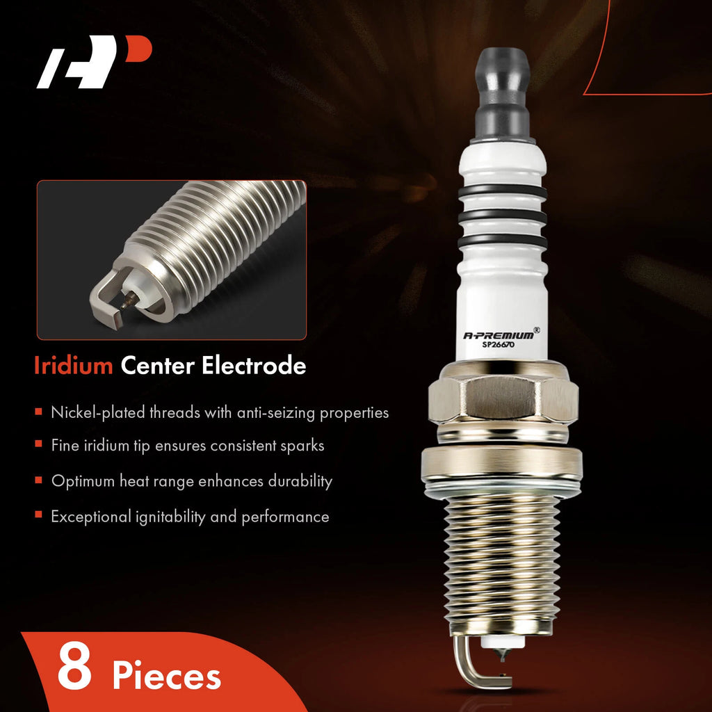8x Iridium Platinum Spark Plugs for Porsche Cayenne (2003-2006)