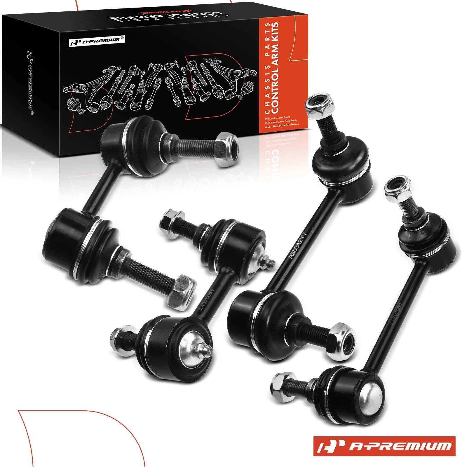 Set of 4 Sway Bar Links for Honda Accord (1998–2002) Acura TL CL
