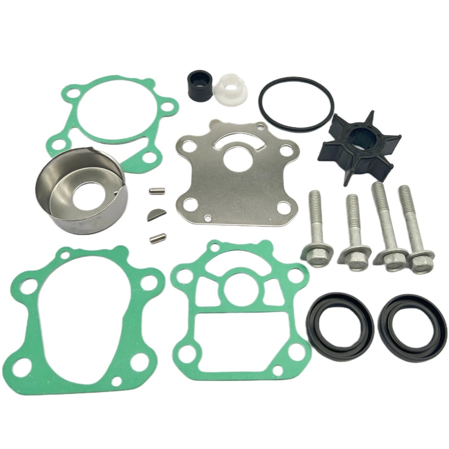 Water Pump Impeller Repair Kit 6CJ-W0078-00 for Yamaha Outboard 70HP (4-Stroke)