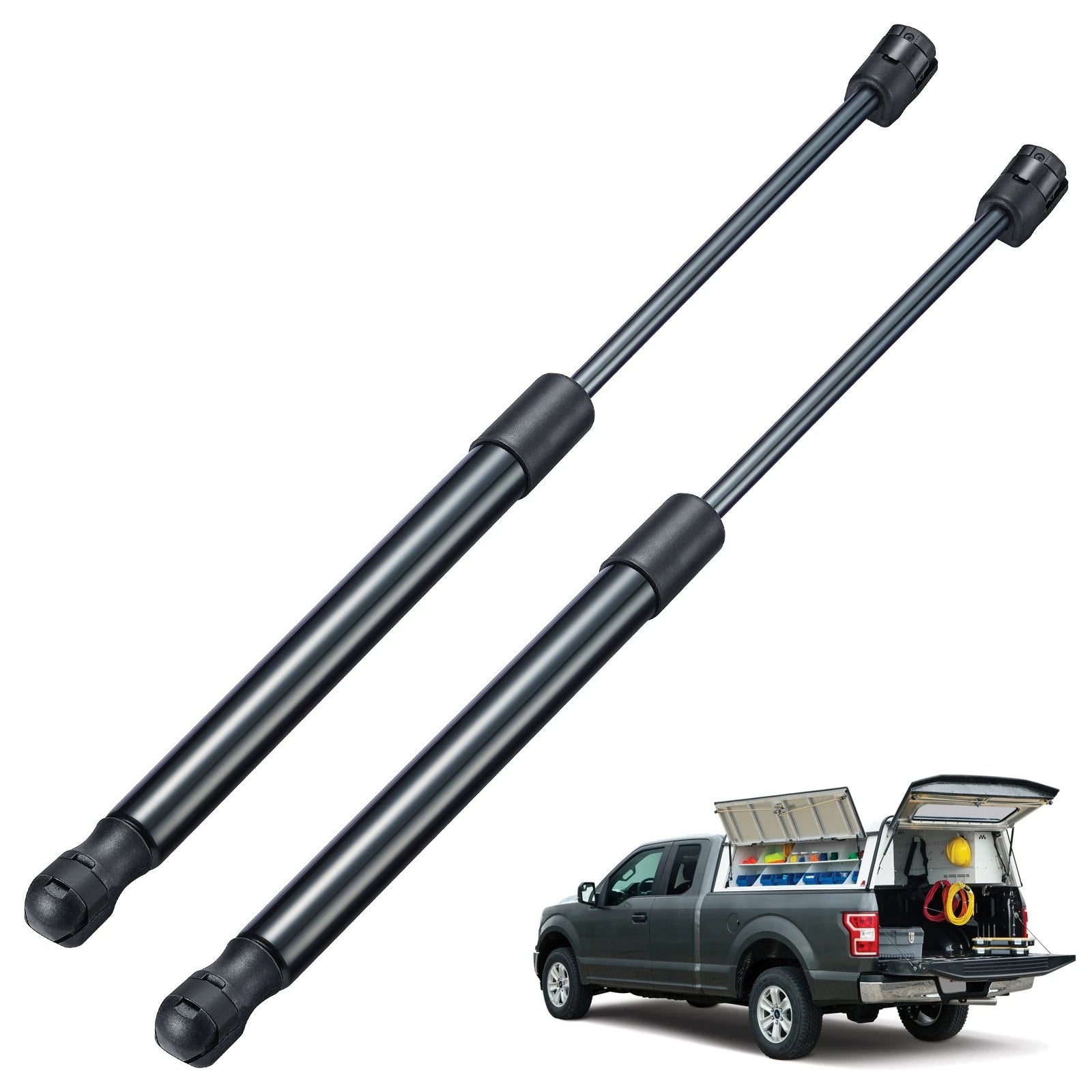 2 Lift Supports Shock Gas Struts for Leer Camper Shell Truck Topper (15.7")