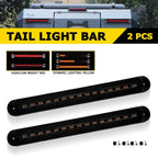 2X Smoked LED Light Bar Brake Turn Signal Tail Strip Lamp for