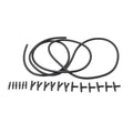 Universal 2M Windshield Washer Fluid Hose with Connector