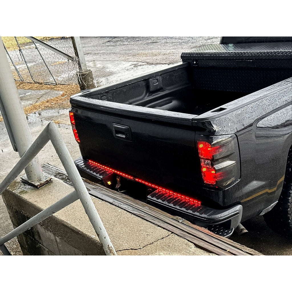 Black Brake Tail Light Assembly for Chevy Silverado 1500 2500 3500 (2014–2019)