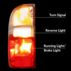 Tail Lights for Toyota Tacoma Pickup (1995–2000) Red/Clear DOT/SAE