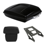 Razor Trunk Backrest Mount Rack for Harley Road Glide (2014–2026) Black Denim