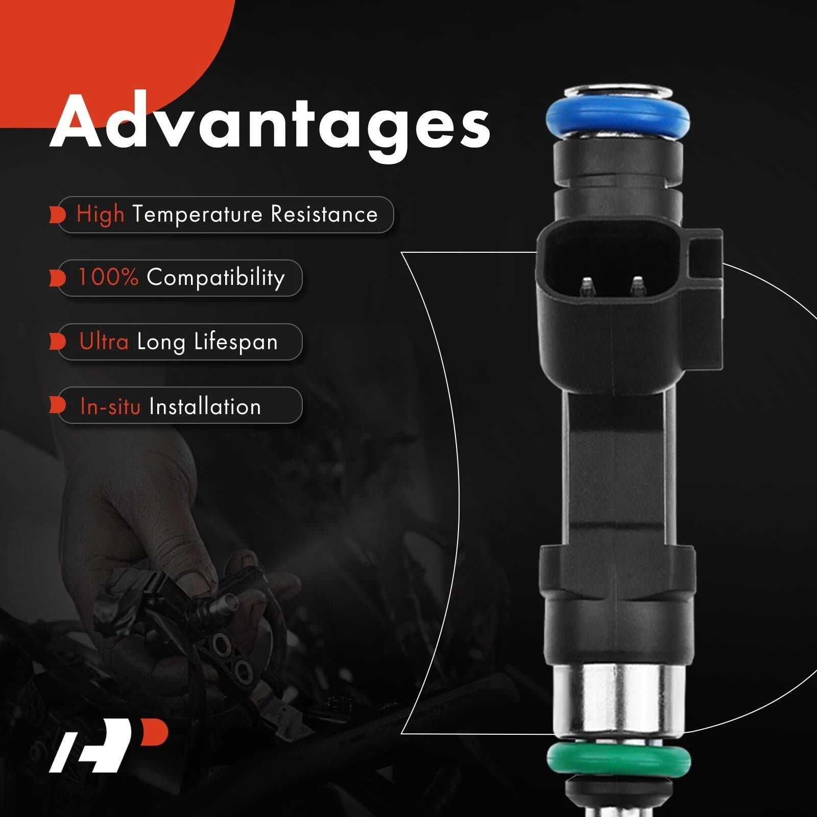 8x Fuel Injector for Ford F-150 E-150 Expedition F-250 (1997–2021)