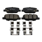 Set of 4 Bosch QuietCast Rear Ceramic Brake Pads for Mitsubishi Outlander Sport (2011–2021)