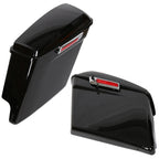 Stretched Hard Saddlebags + Conversion Brackets for Harley Sportster 883 (2004–2014)