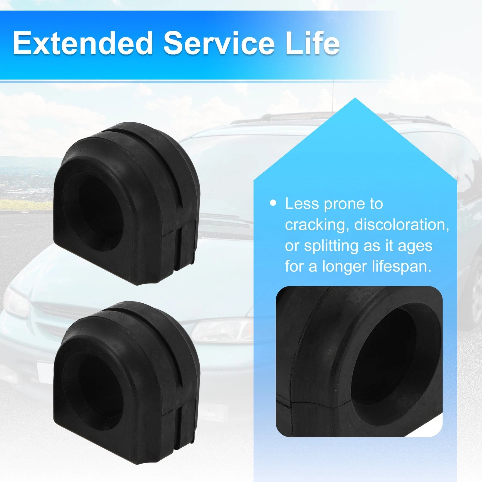 2X Stabilizer Sway Bar Bushing Kit for BMW 528i (2011–2016) No.31356791924 Rubber