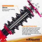 2X Adjustable Coilovers for Honda Civic Hatchback (2016-2021)