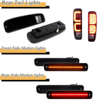 Set of 6 Tail Lights & Side Markers for Ford F100 F150 F250 (1978–1979)