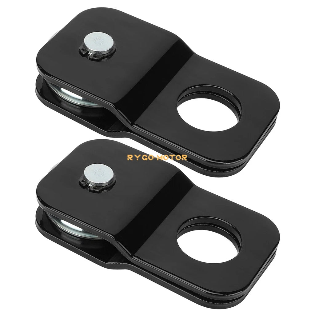 2 Snatch Block Recovery Pulleys for Off-Road ATV UTV (4 Ton, 8,000LB)