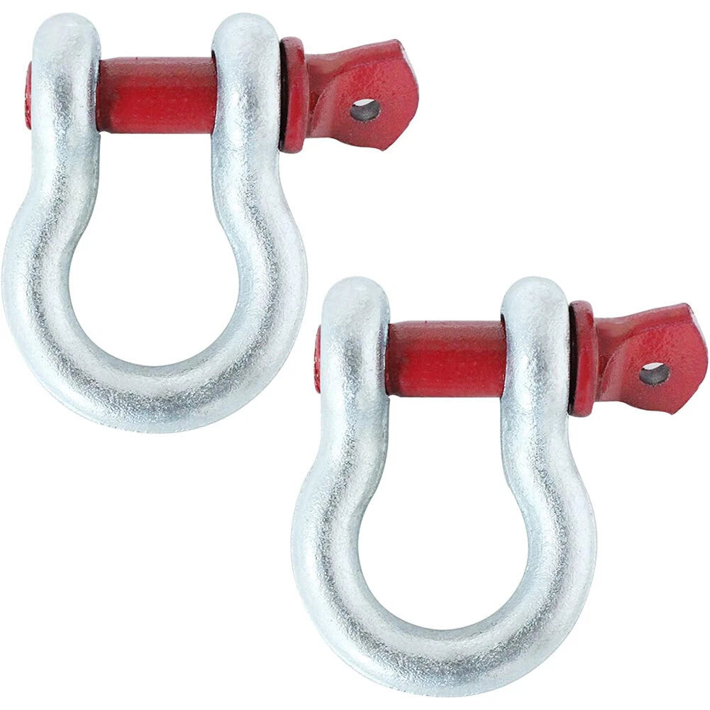 5th Wheel Ultimate Connection Safety Chains & Plate for 1/2in Shackles Kit