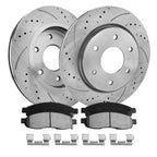 320mm Front Brake Rotors & Pads for Nissan Armada Titan INFINITI QX56 (2005–2006)