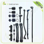 15x Front Tie Rods Lower Control Arms Suspension Kit for Grand Cherokee (1993–1998)
