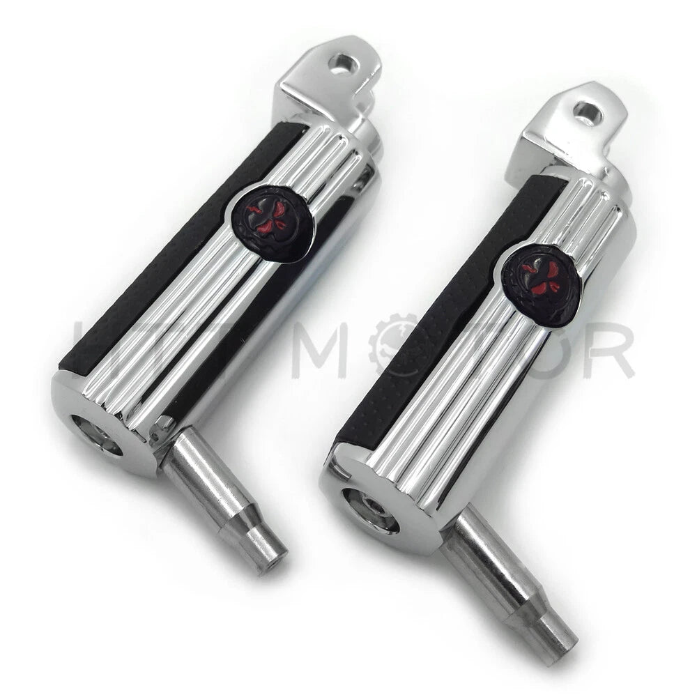 Skull Footpeg for Yamaha V-Star 1100 650 Custom Stryker Bolt V-Max Virago (1999–2023)
