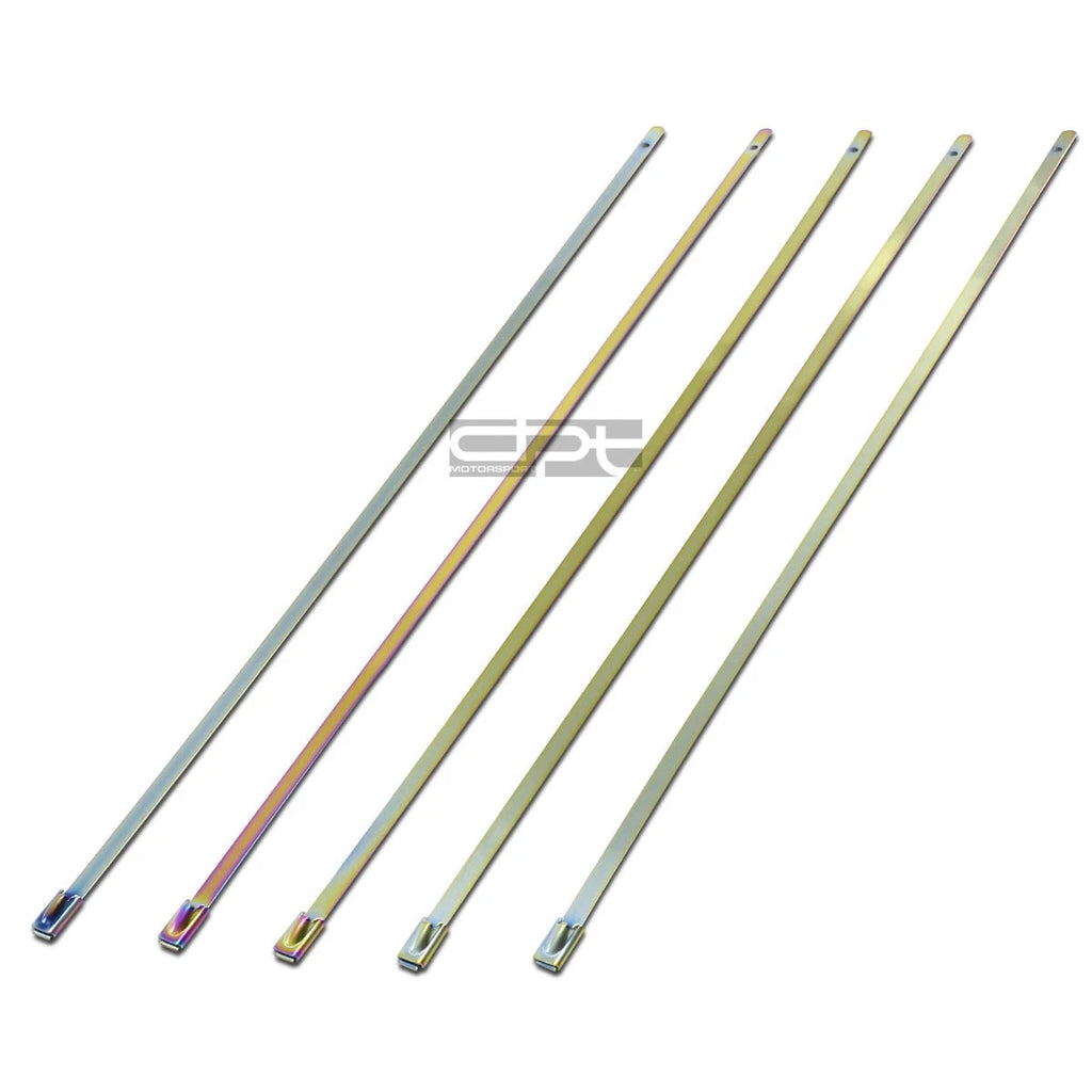 Set of 10 Stainless Self-Locking Zip Tie Strap for X5