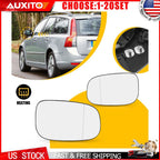 Set of 2 Heated Mirror Glass for Volvo S60 V70 C30 C70 S40 S80 V50 (2007–2013)