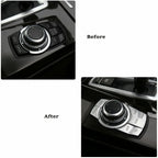 I Drive Multi-Media Button Cover Trim for BMW 2-6 Series (2014-2023)