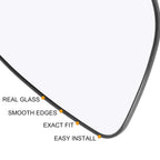 Left Driver Side Heated Mirror Glass for Hyundai Elantra Coupe (2011–2013)