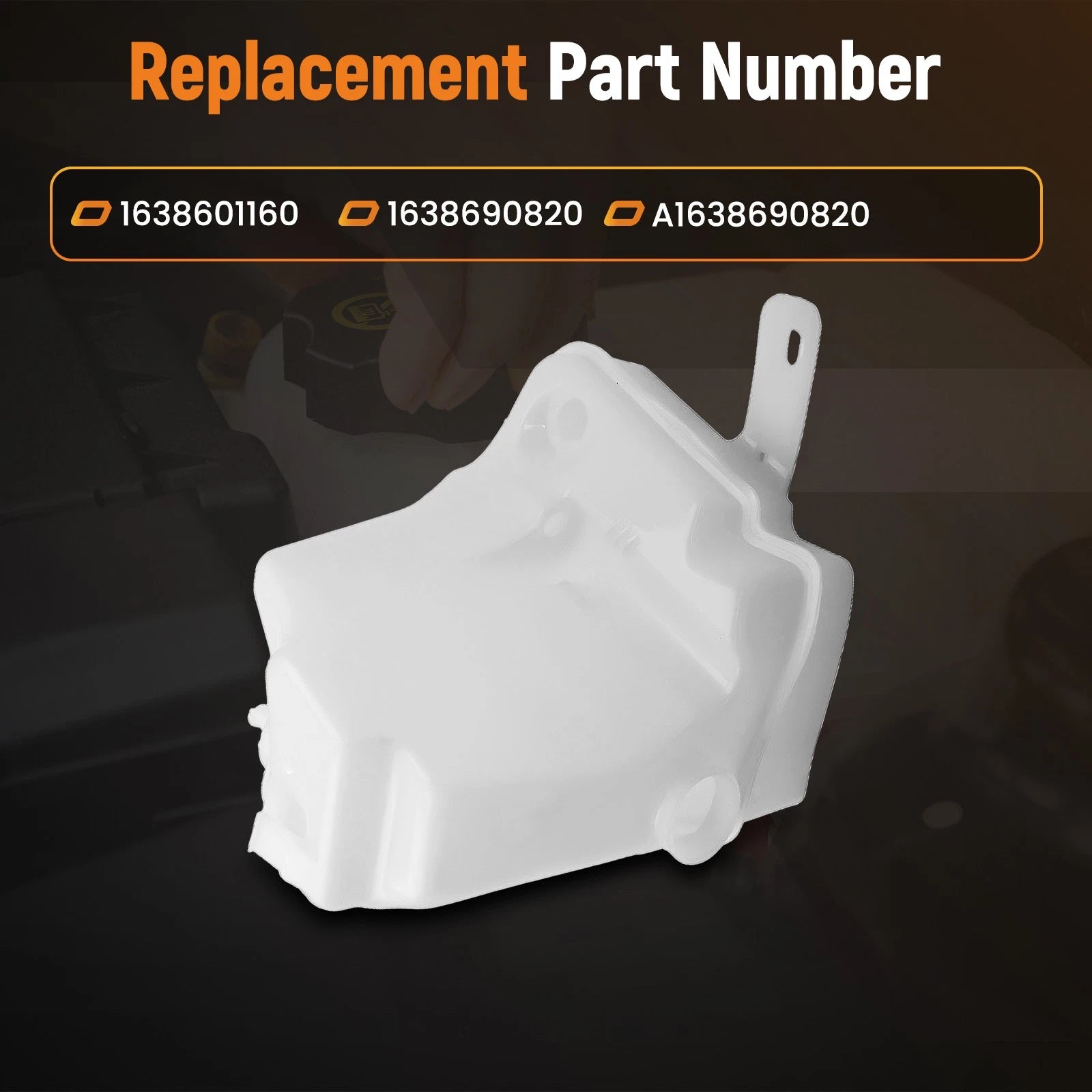 Windshield Washer Fluid Reservoir Tank for Mercedes-Benz W163 (1998–2005)