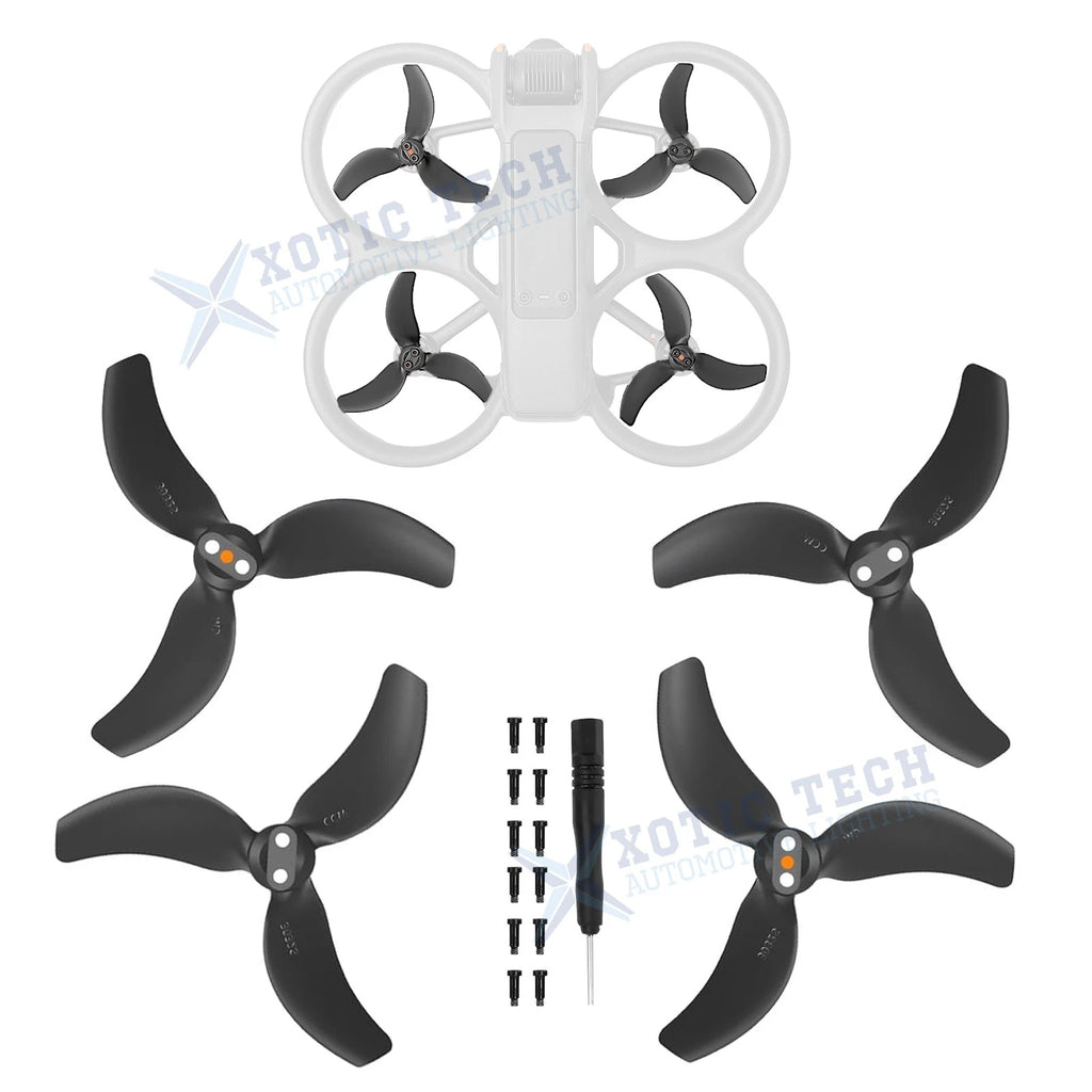 Replacement Prop Blades for Black Propellers for DJI Avata 2 (2023–2024)