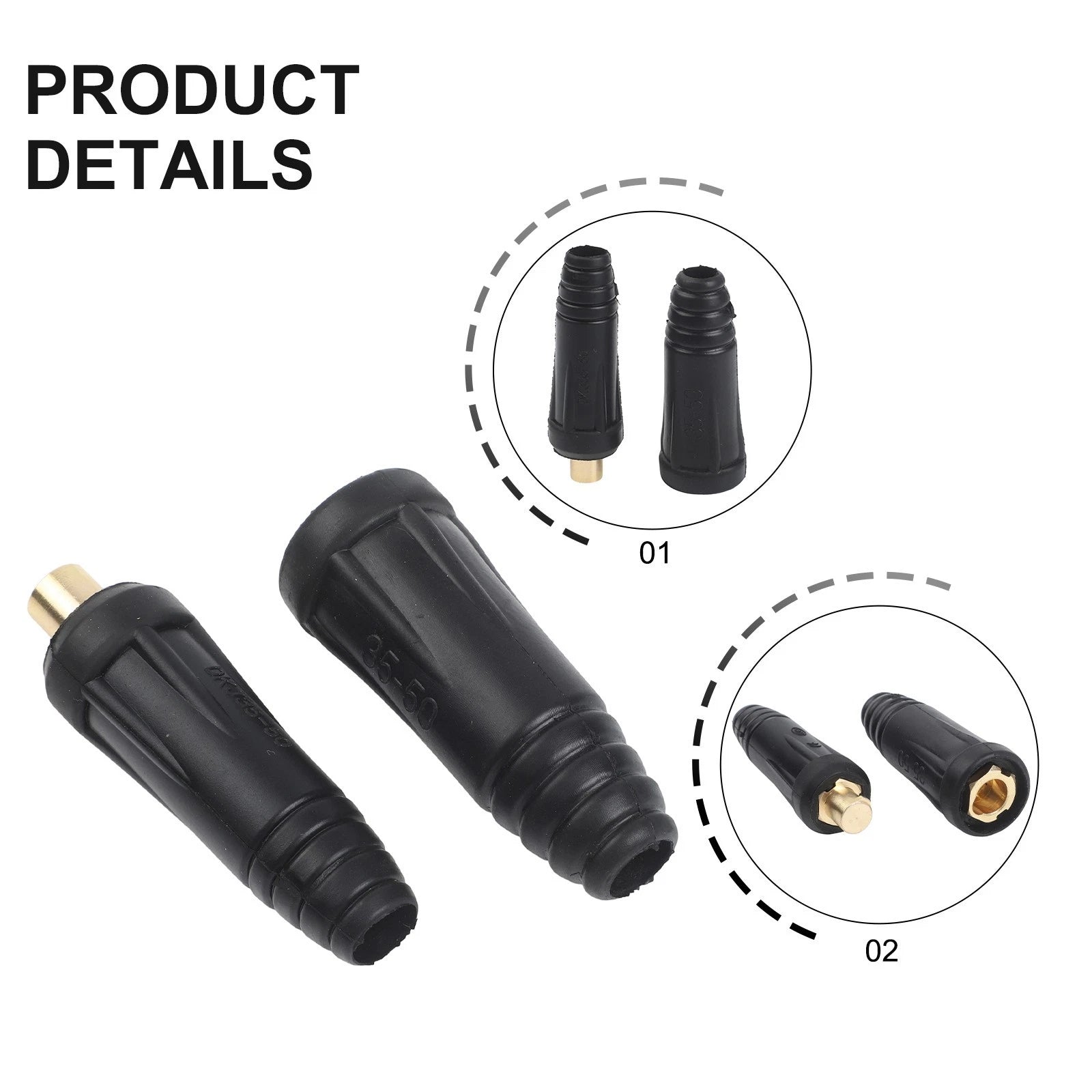 Quick Fitting Connector DKJ35-50 for DKJ35-50 Cables