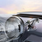 Desk USB Fan and Car Fan with Adjustable Speed Settings