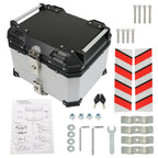 45L Waterproof Silver Tail Box for Motorcycle