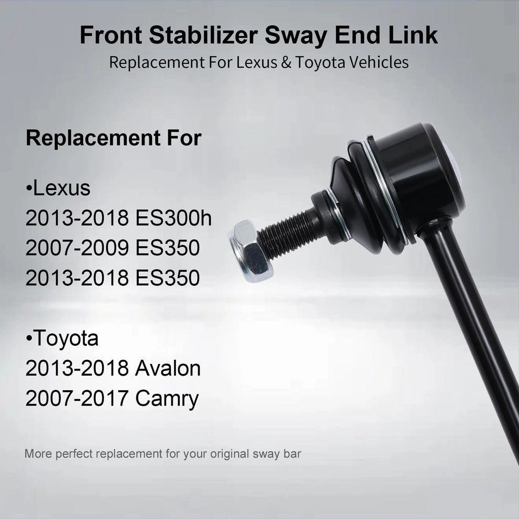 2x Front Sway Bar End Links for Toyota Camry Avalon Lexus ES300h ES350 (2007–2018)