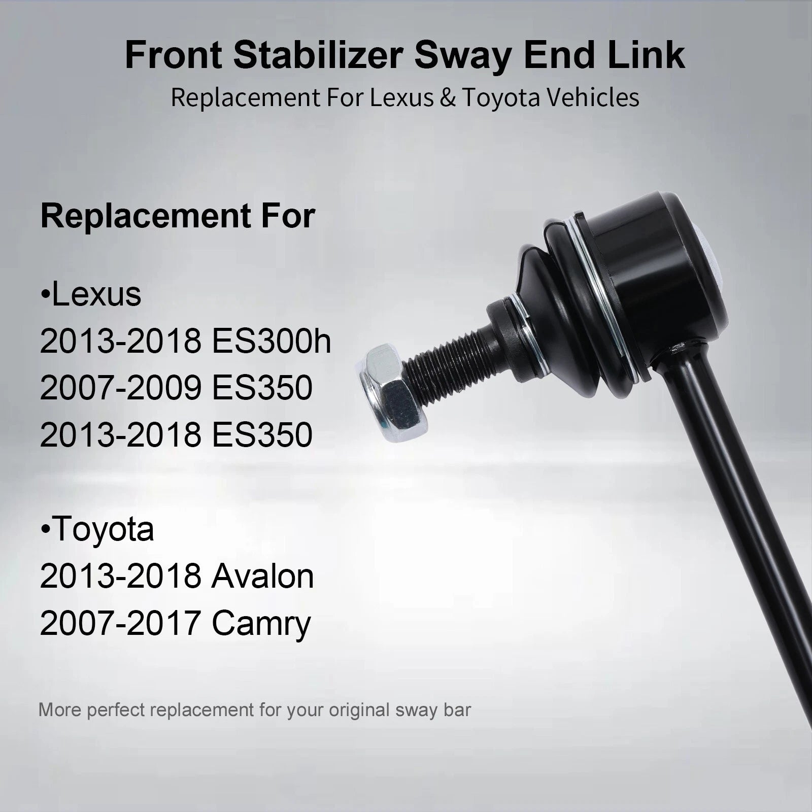 2x Front Sway Bar End Links for Toyota Camry Avalon Lexus ES300h ES350 (2007–2018)