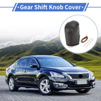 1 Pc Gear Shift Knob Cover for Nissan Altima (2019–2024) Black Carbon Fiber