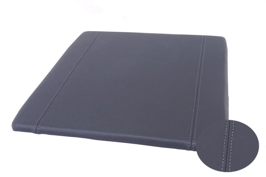 Leather Synthetic Console Armrest Cover for Ford F250 (2011–2016) Gray