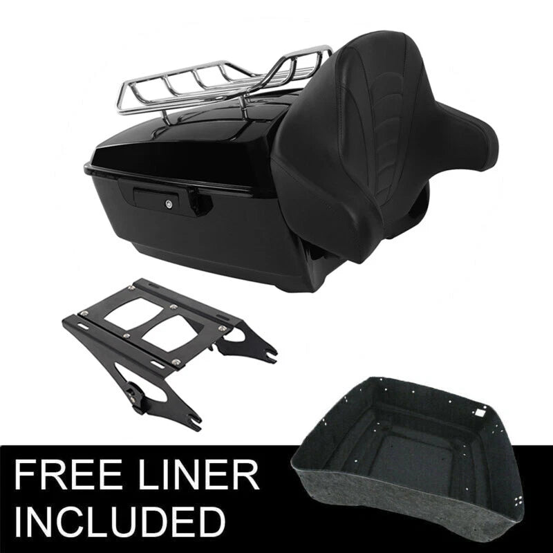 Trunk Backrest Pad for Harley Touring Street Glide (2014–2026)