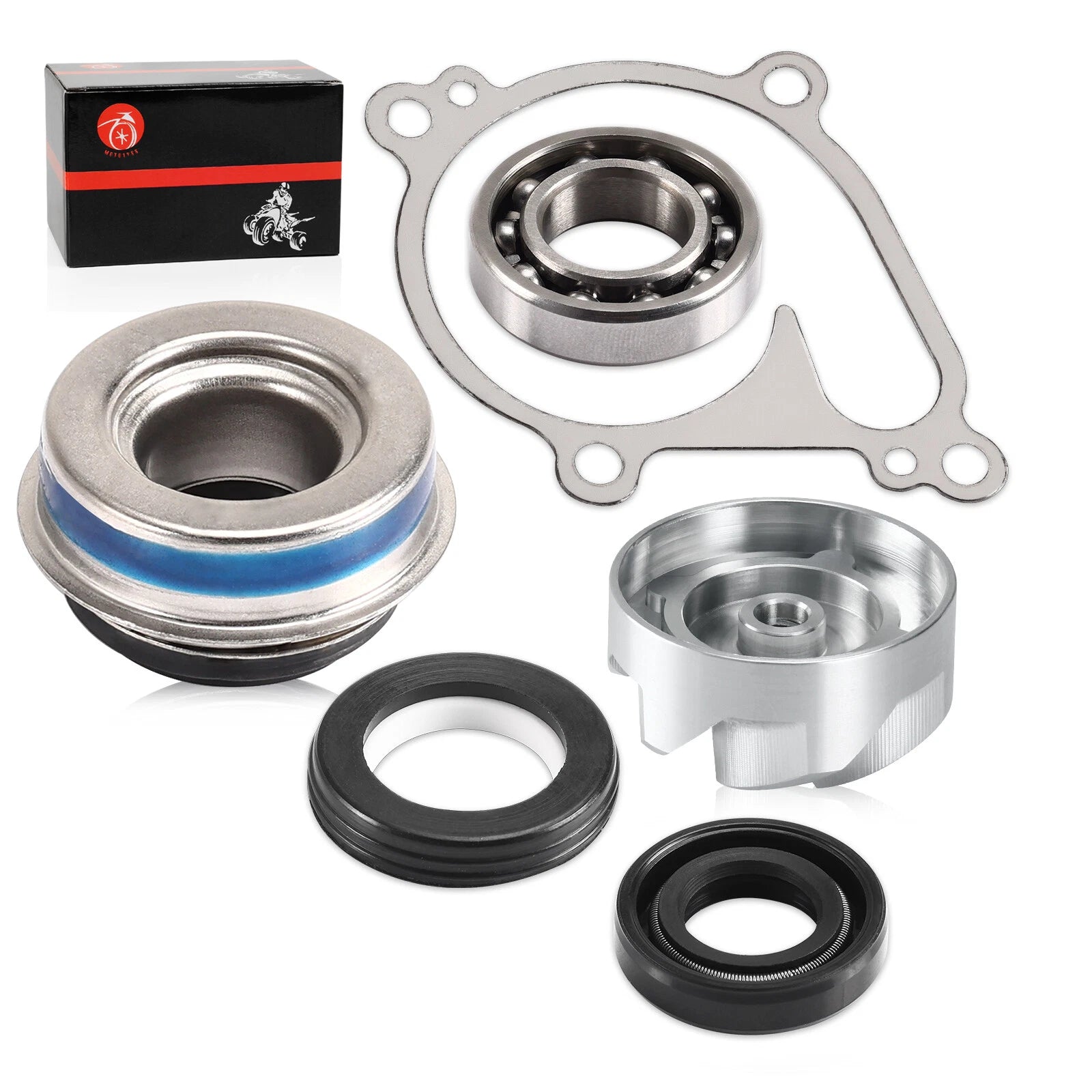 Water Pump Bearing Seal Impeller Gasket for Kawasaki Prairie KVF 650 700 (2003–2006)