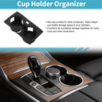 Center Console Cup Holder Organizer for BMW X5 G05 (2019–2023) Silicone Black