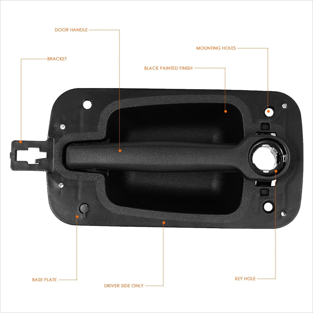 Exterior Outer Passenger Right Side Door Handle for International Prostar (2008–2014)
