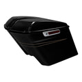 5" Stretched Saddlebags for Harley Electra Road Glide (2014–2023) Black Quartz