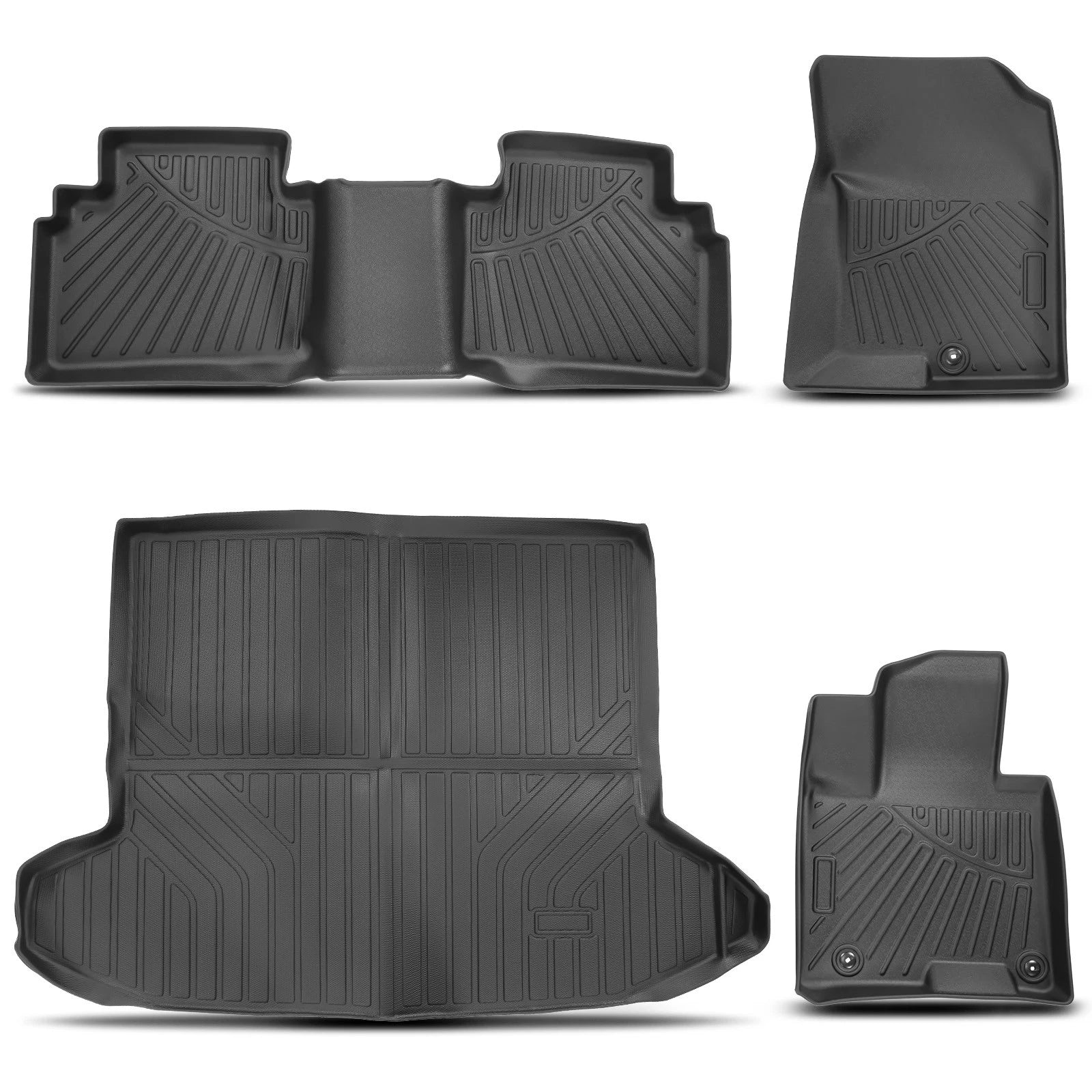 3D Floor Mats & Cargo Liner for Hyundai Tucson (2022–2025) Rubber TPE